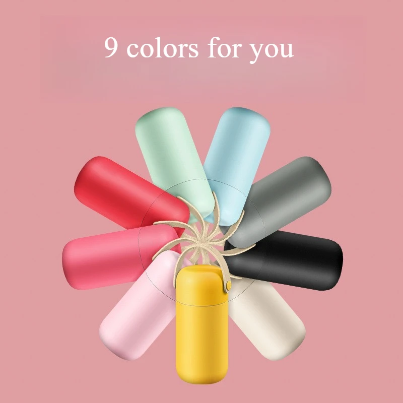 Macaron Color Palette Mini Pocket Thermos Cup
