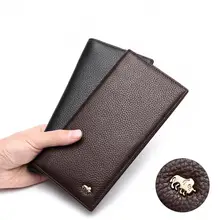 Genuine Leather Long Wallet for Men #3