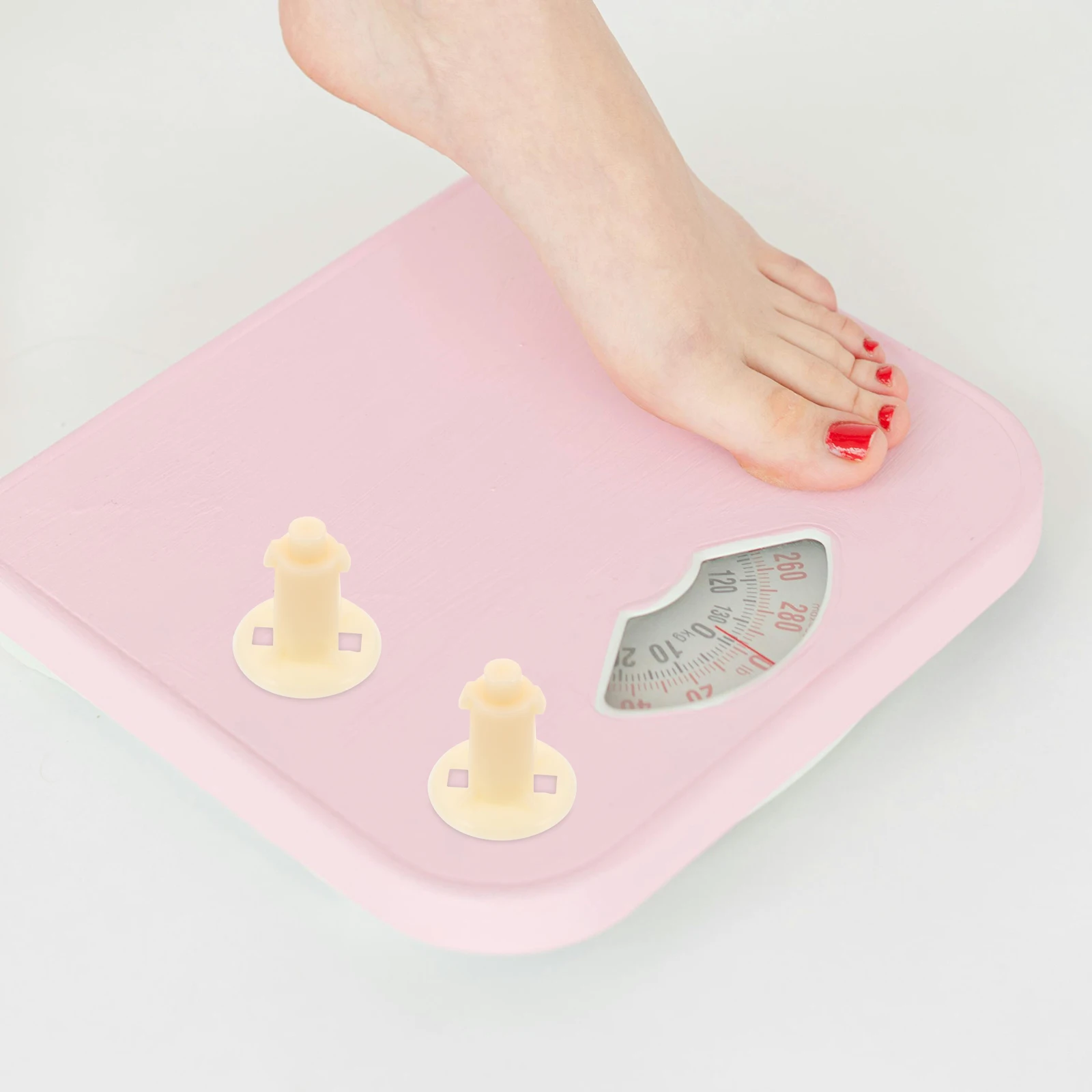 

4 Pcs Electronic Scale Tray Feet Foot Pads Plastic Weighing Anti-slip Cushion Universal