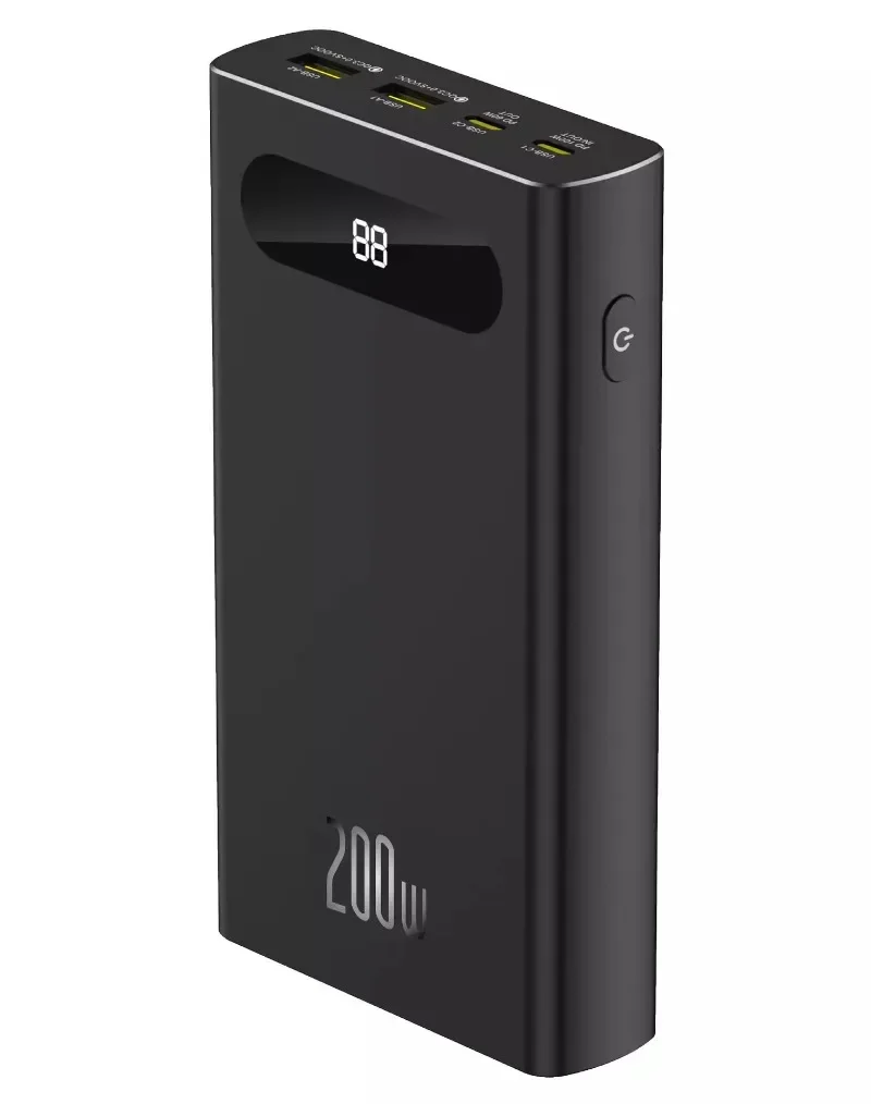 

Power bank Wyjście PD3.0 Power bank 200W Szybkie ładowanie Power bank cztery w jednym o dużej pojemności 20 000 mAh PD100W