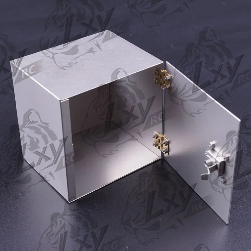 

Металлический ящик для инструментов для моделирования в масштабе 1:14 для радиоуправляемого грузовика Tamiya SCANIA 770S R620 VOLVO BENZ Arocs MAN TGX, автомобильные аксессуары