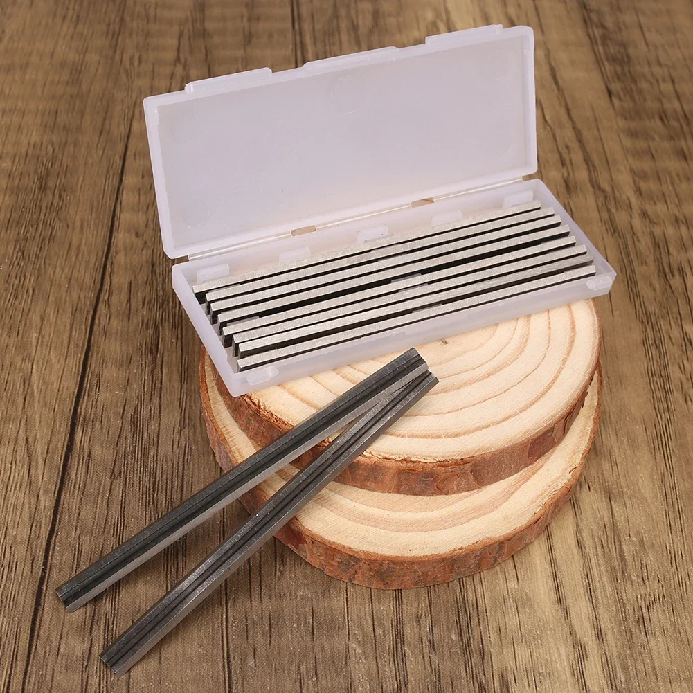 

10Pcs 82mm Carbide Portable TCT Planer Knife Blades Replacement for MAKITA Bosch DeWalt Black&Decker Ryobi Handheld Planers