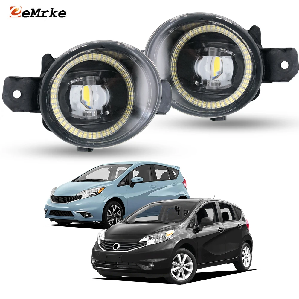 

Пара светодиодных фар Angel Eye DRL (дневные ходовые огни) для Nissan Note, Versa Note E12 2013-2016