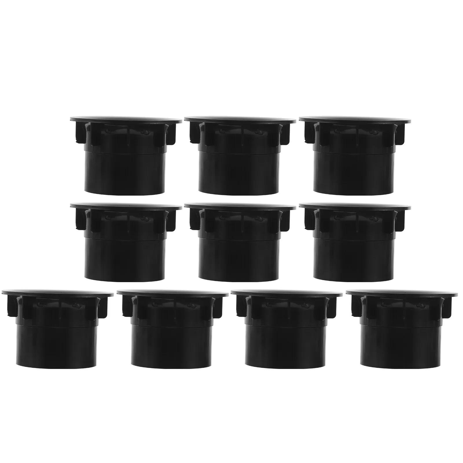 10Pcs Acoustic Speaker Port Tubes 46Mm Length Plastic Bass Reflex Tubes Subwoofer Airflow Vent Speaker Cabinet Accessory for DIY