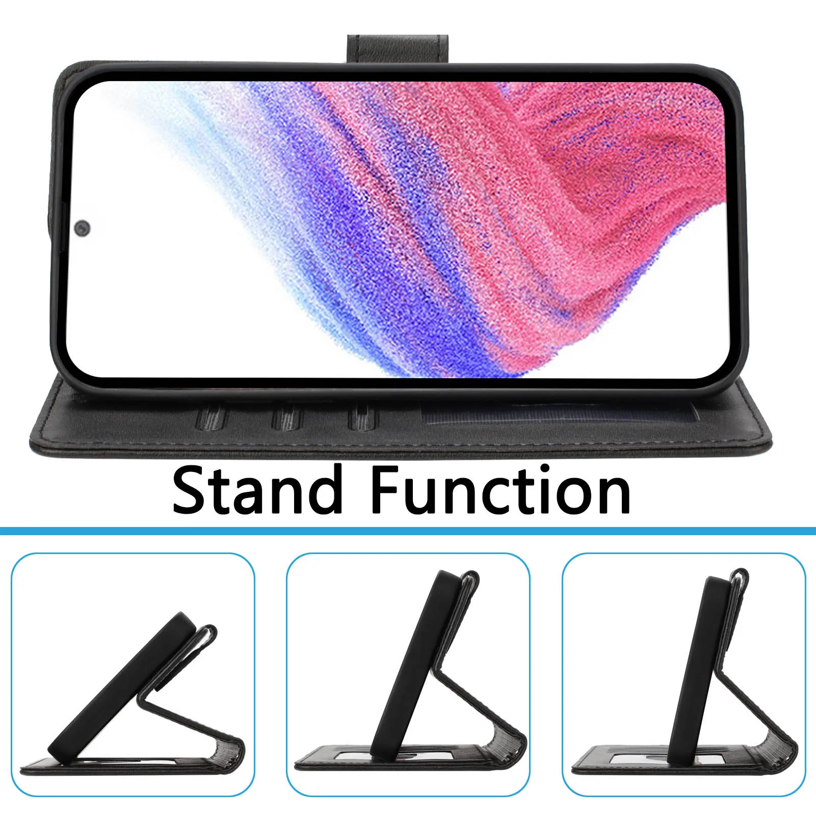 محفظة مغناطيسية إطار صور لهاتف موتورولا موتو G 2022 2023 2024 2025 2026 غطاء خلفي من الجلد بطاقة شل