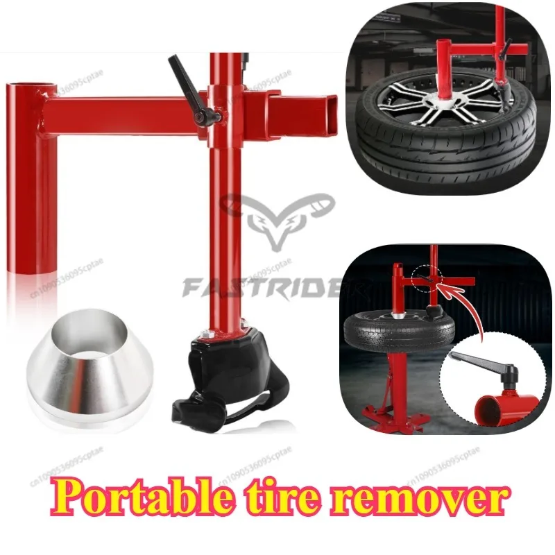 

Manual Tire Changer Duck Head Kit Reduced Friction Carbon Steel Manual Tire Mounting Kit for 16 to 21 Inch Car Tires