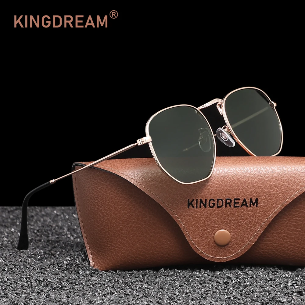Neue modische polarisierte Sonnenbrille für Herren, zum Fahren, Angeln, Markendesigner, UV400-Brille, leicht, für Damen