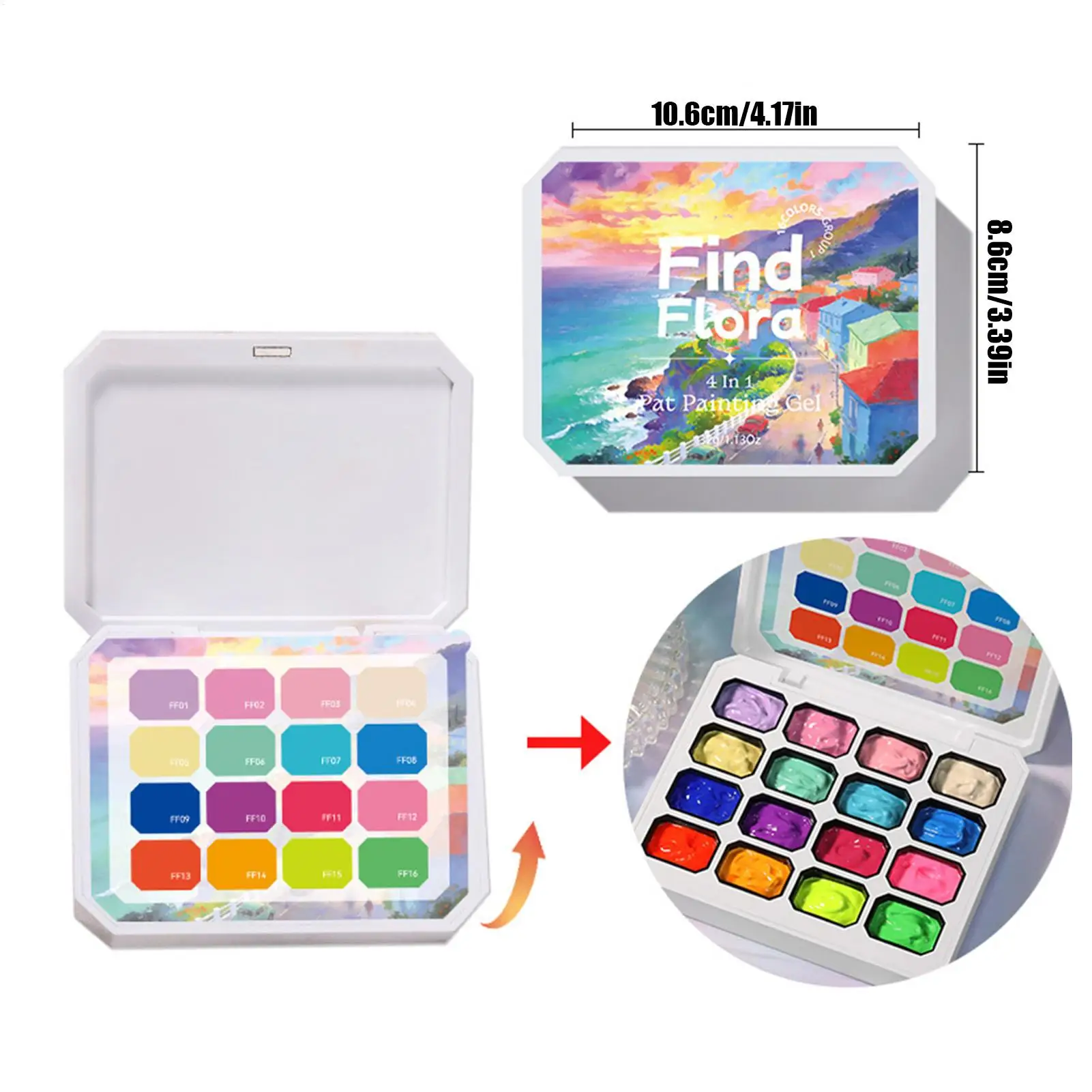 Polishing 16-Colors Gel Nail Gel Manicure Beginners Nail Polishing For Women Girls Home Salon Party Wedding Vacation Daily 6