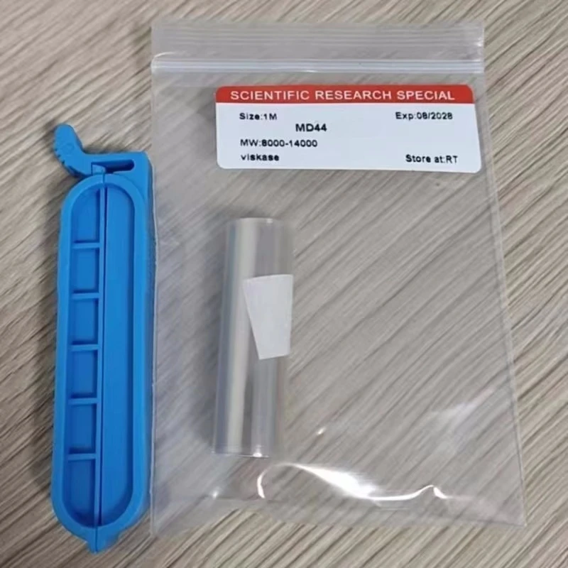 1meter/5meters Laboratory MW 1000 Regenerated Cellulose Dialysis Bag, RC Dialysis Tubing, MD10/25/34/44/55/77mm Dialysis Bag