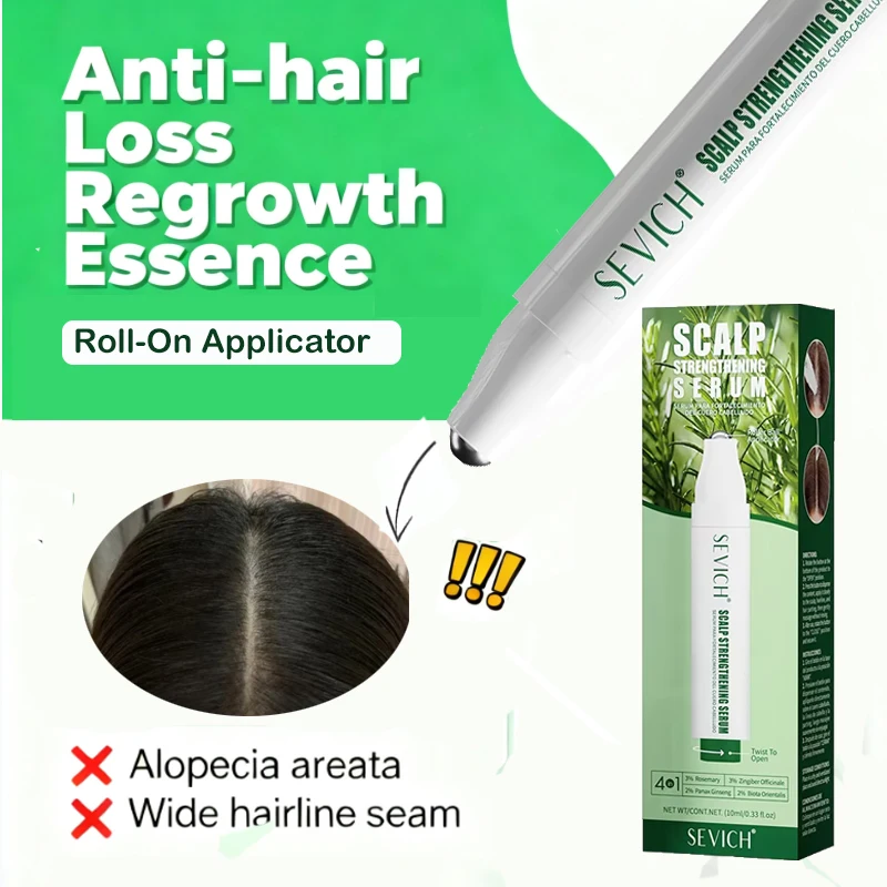 

Fast Hair Growth Serum Roll-On Hair Care Oil Hair Growth Oil To Help Strengthen Roots Repair Damaged Hair Scalp Massage Essence