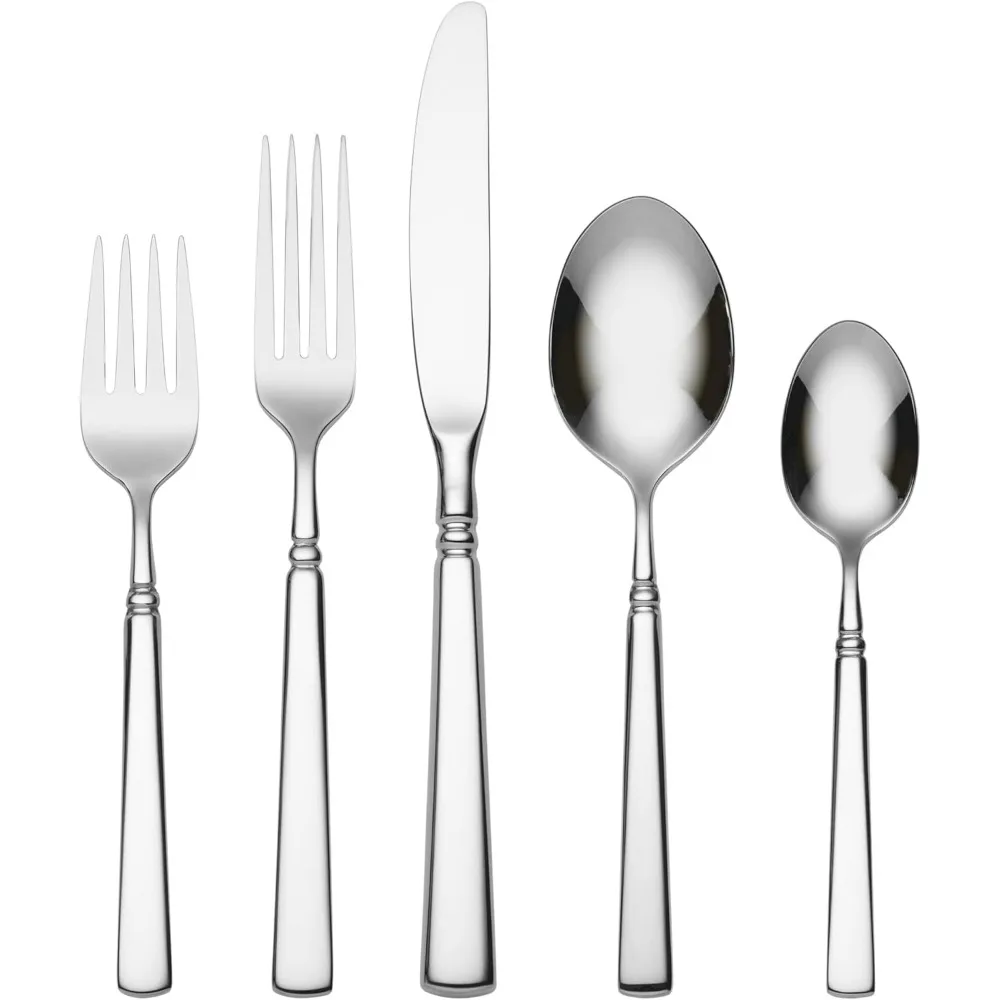 

Набор столовых приборов из пяти предметов, элегантные столовые приборы