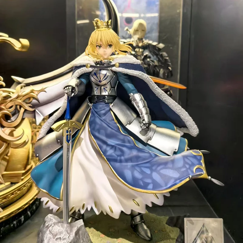 

27cm Fate/Stay Night Pendragon Deluxe Edition Fgo 1/7 Japanese Anime Pvc Action Figure Toy Game Collectible Model Doll