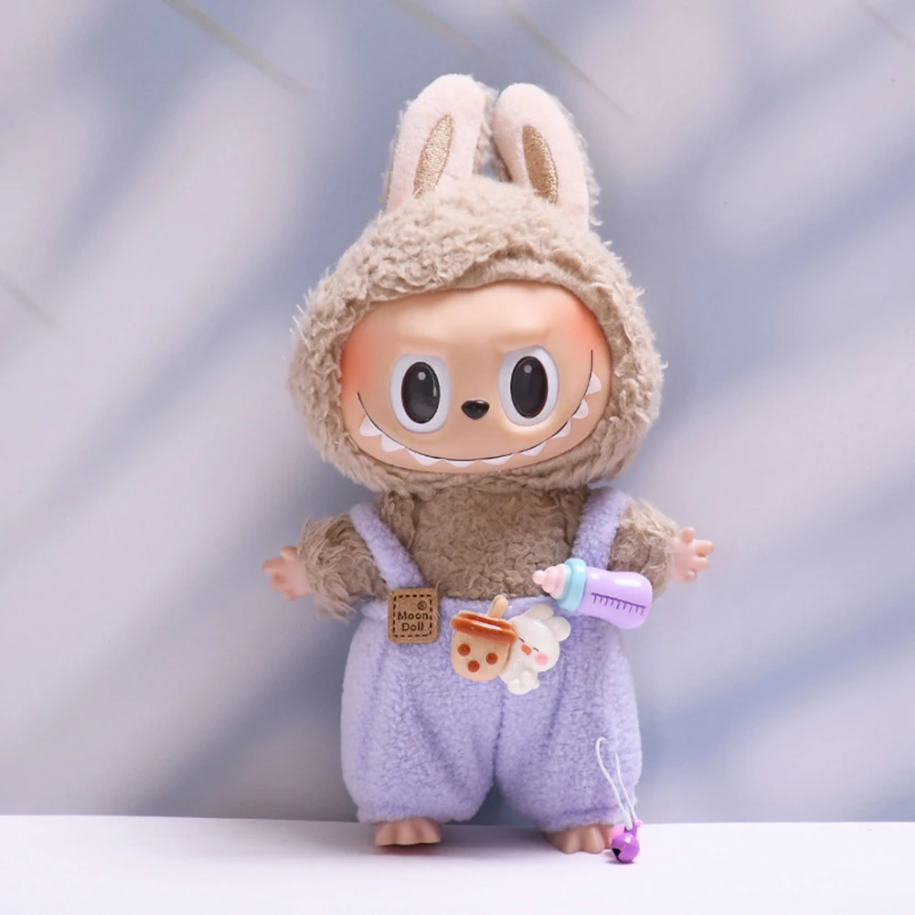 17cm Plush Doll Clothes Fashion Clothes DIY Mini Dolls Clothing Doll Cute Clothes Dolls Accessories