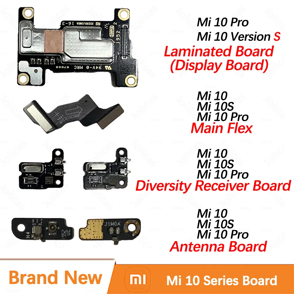 Antenna Board For Xiaomi Mi 10 Pro Receiver Board Mi 10S LCD Display Board Flex Cable Mi 10 Plate Signal Connector Repair Parts