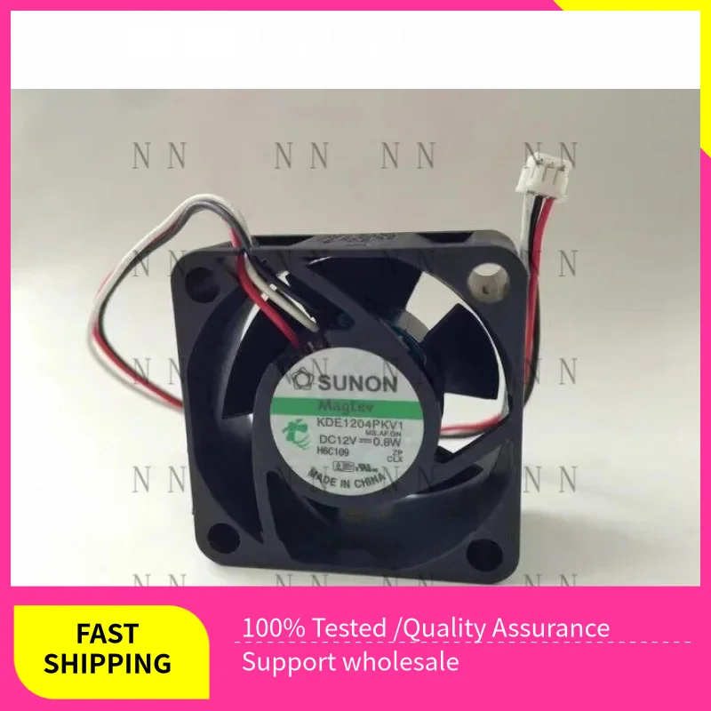 QGG  NEW FOR SUNON 4020 KDE1204PKV1 DC12V 0.8W 4CM Silent Cooling Fan