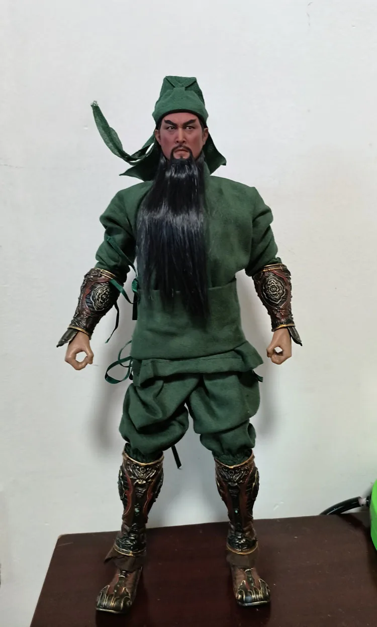 1/6 Ancient Soldier Clothing, Ancient Costume Three Kingdoms Series, Guan Yu Green Clothing