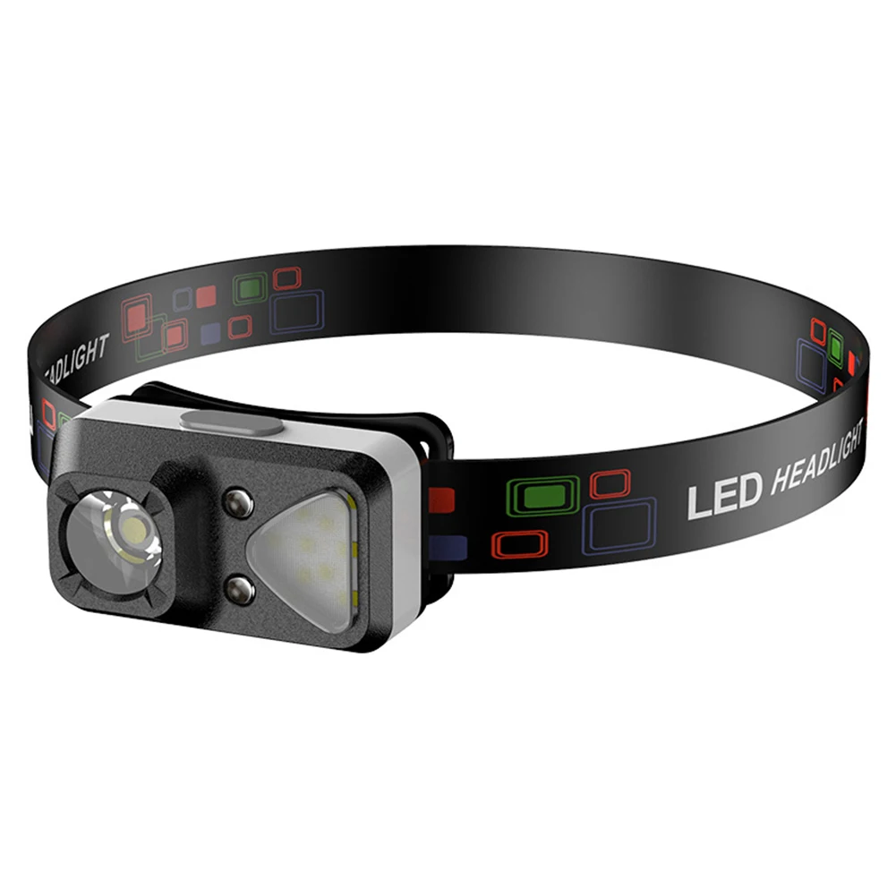 LED COB Induction Headlamp Motion Sensor Powerful Headlight Torch USB Charging Camping Head Light for Outdoor Night Fishing