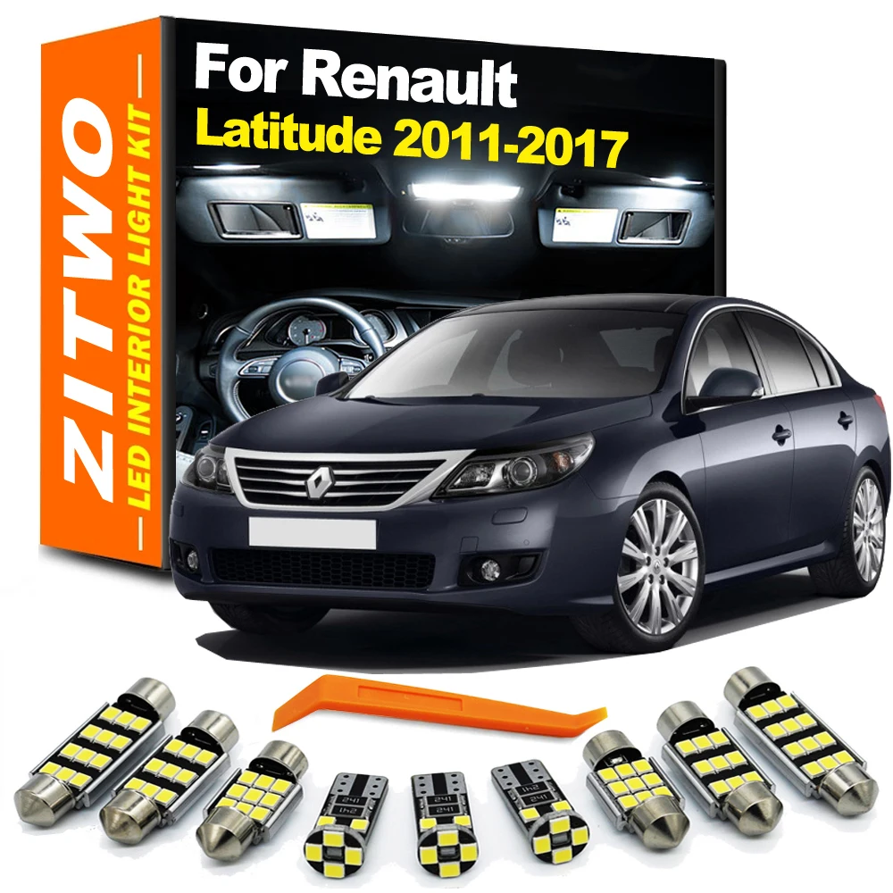 Дизайнерская Светодиодная лампа для багажника, 22 шт., для Renault Latitude 2011, 2012, 2013, 2014, 2015, 2016, 2017
