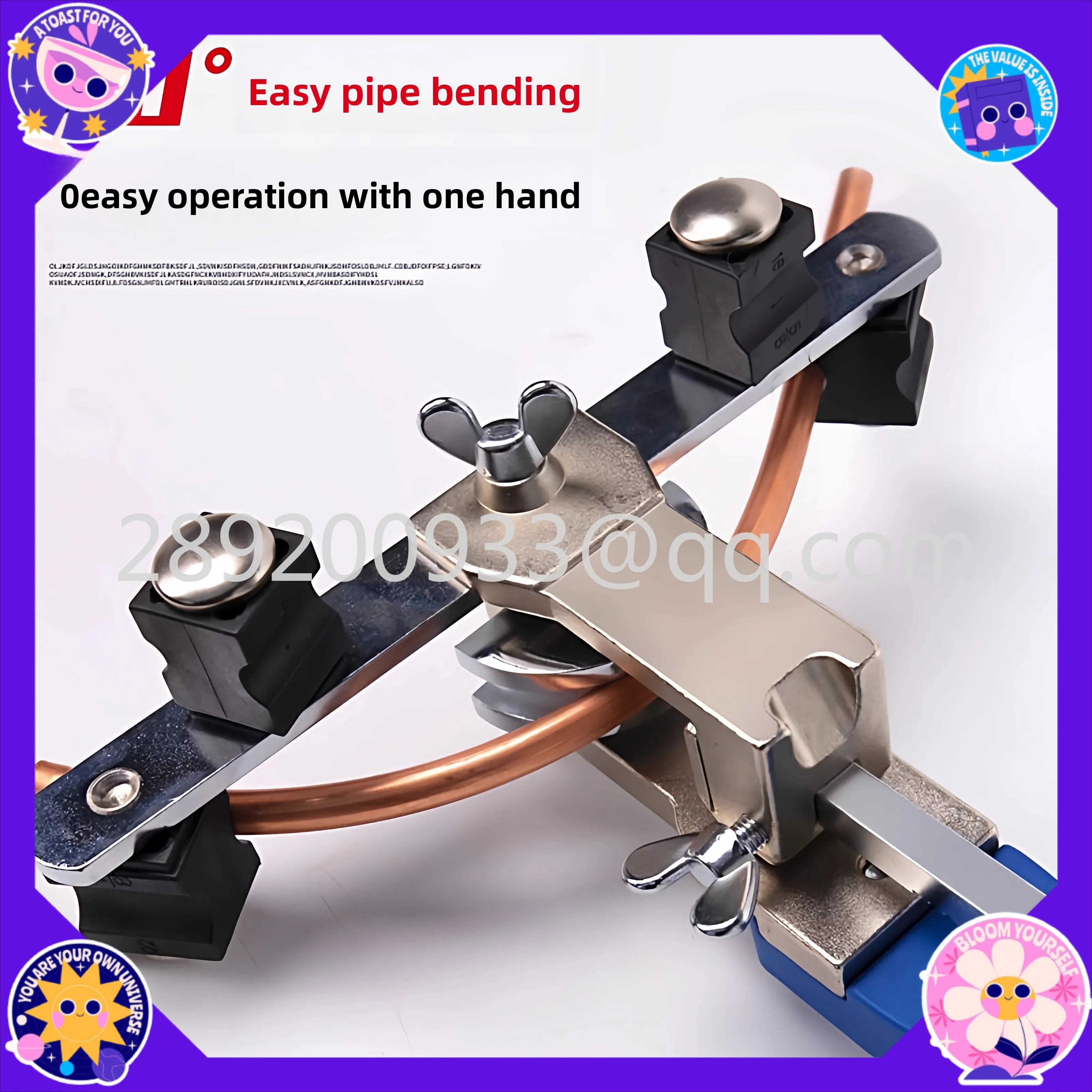 Factory-operated combination pipe bender Manual copper pipe bender 6-22mm air conditioner pipe bender set