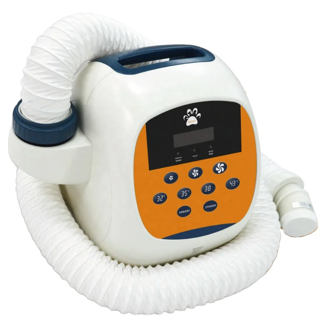 

Veterinarian Dual Temperature Sensors Patented Air Circuit Air Vent 8blanket OLED HD Over-temperature Alarm Large Warming System