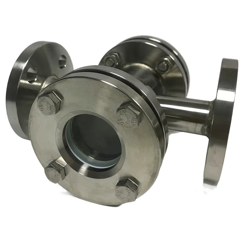 Stainless Steel Flange Straight Through Sight Glass, Cross Type Four-way Sight Glass, Pipe Sight Glass Alpicool  Вейп