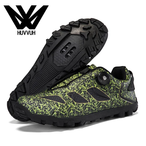 Imagen 1 del producto Zapatos de Ciclismo XC/Trail para hombre, Zapatillas de carreras para bicicleta de montaña, usables, Spd, para jóvenes, Size39-48