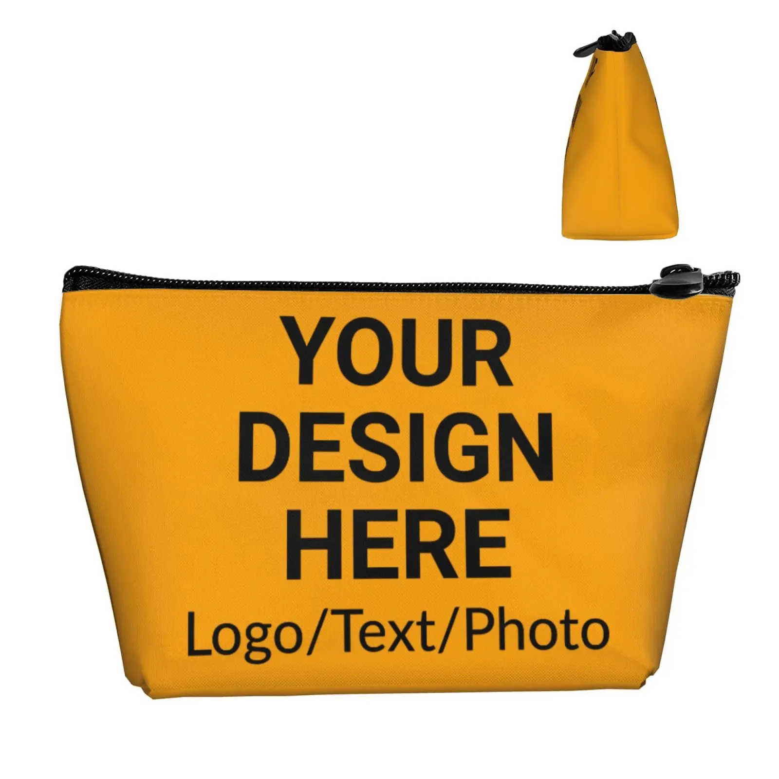 10PCS Personalized Makeup Bag for Women Custom Makeup Bags Design Your Logo/Text/Photo Customizable Toiletry