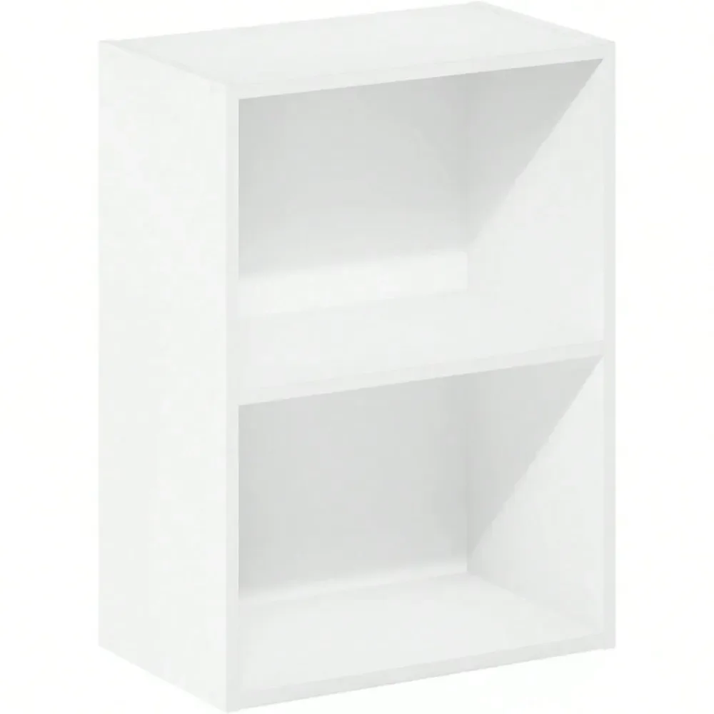 

Bookcase Book Storage, 2Tier, White