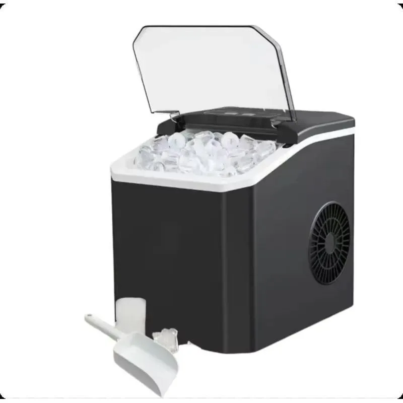 STLF Compact countertop ice maker, , self-cleaning, adjustable ice cube size 1.3L water tank, suitable for cold