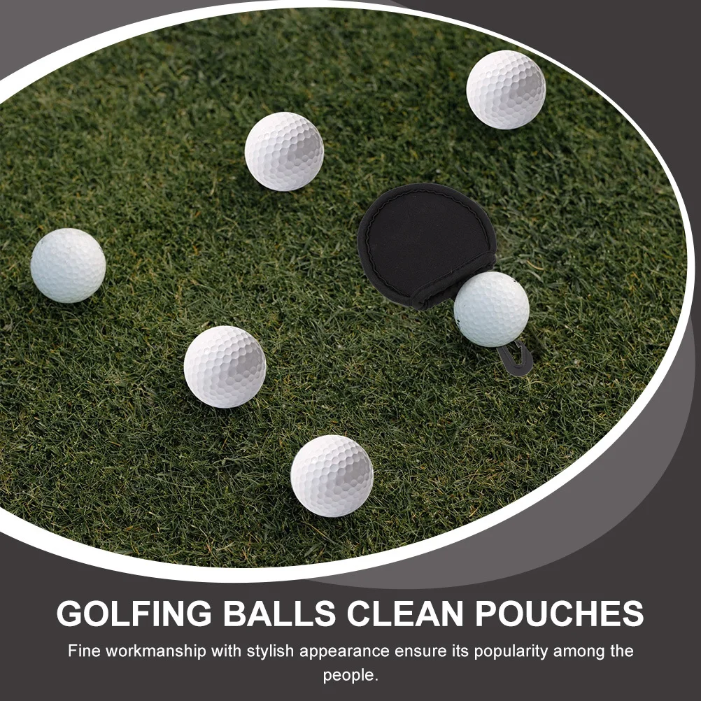 

2Pcs Golf Ball Wipe Bags Premium Build Long-Lasting Use Smooth Surface Protection Ideal for on-The-Go Cleaning Pocket Ball