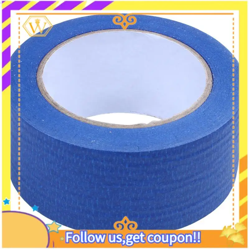 

Latest-2Pcs 50M 3D Printer Blue Tape 50Mm Wide Bed For Painters Masking Tape