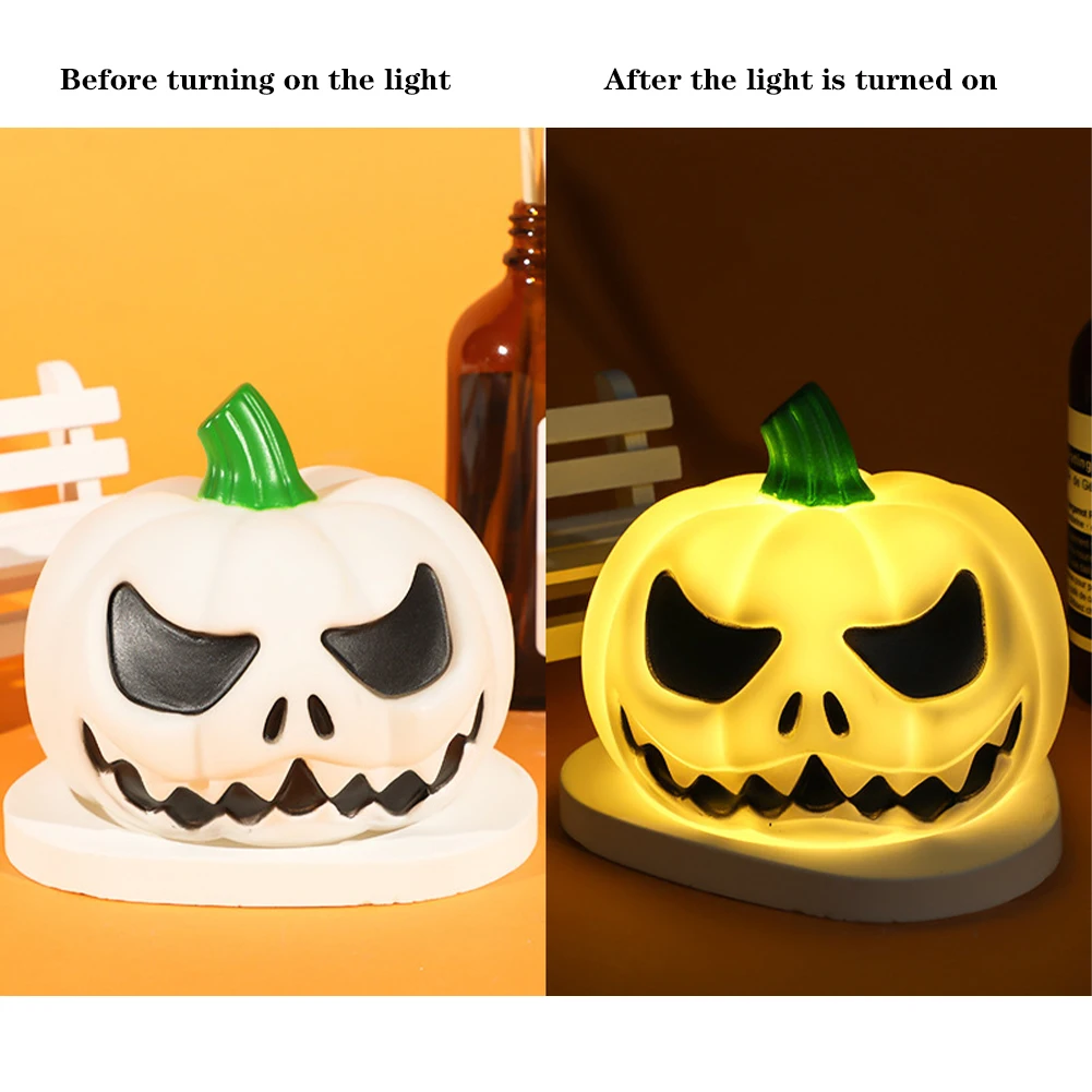 Lumières fantômes à LED pour décoration d'Halloween, lampe Aliments Shoe, éclairage de vacances, accessoires de pendentif de fête, lumières décoratives, 2 pièces