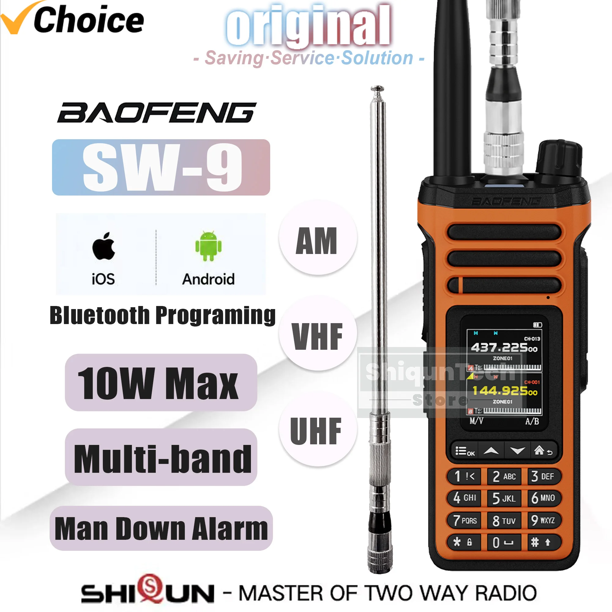 walkie-talkie-baofeng-sw-9-de-banda-completa-10w-con-audio-bluetooth-y-programacion-alarma-de-caida-de-mano-1000-canales-dtmf-am-noaa-radio-ham-uv-32-mejorada