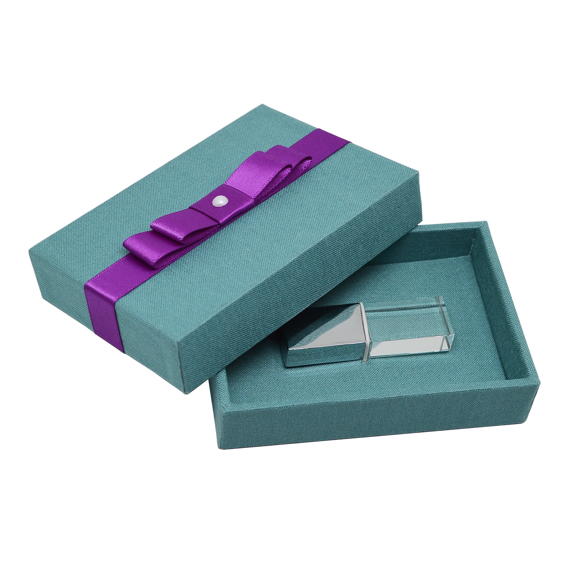 

Linen USB boxes with Logo Custom- Personalized Flash Drive Case - Newborn/Wedding Photography Packaging