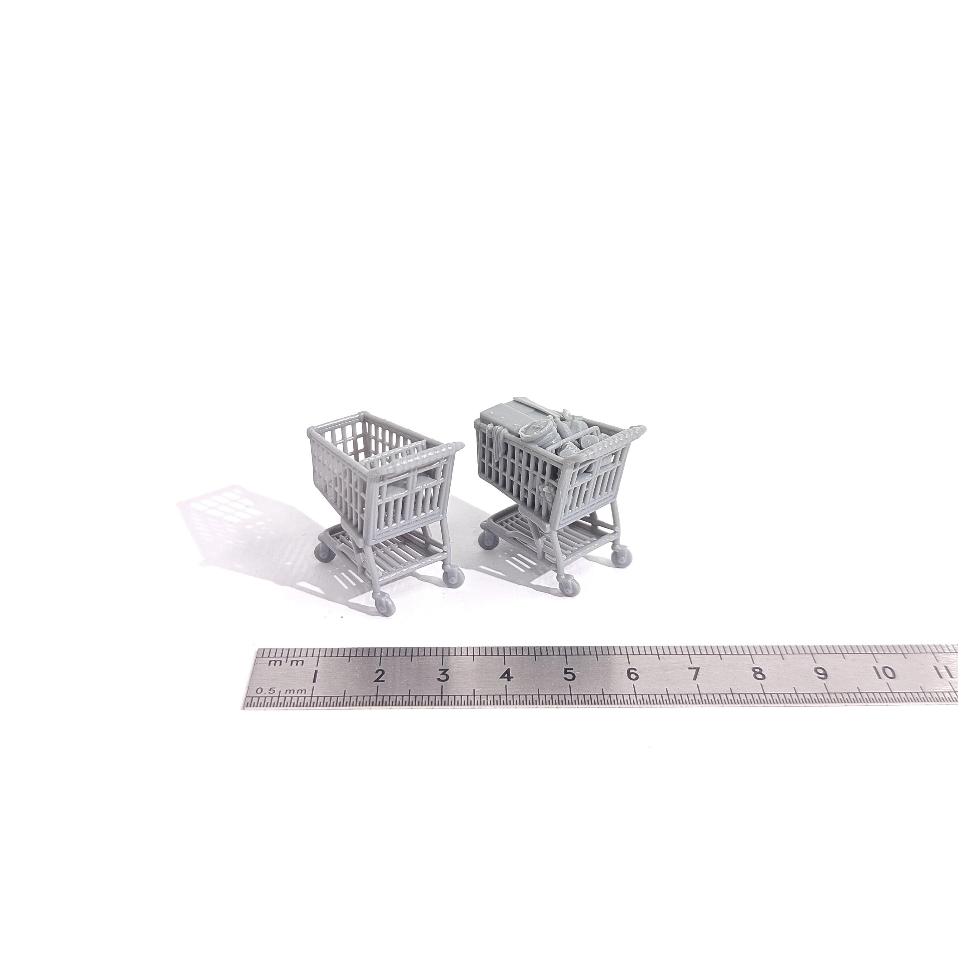 1/35 Figure Resin Kits trolley 2Pcs Unpainted Miniatures