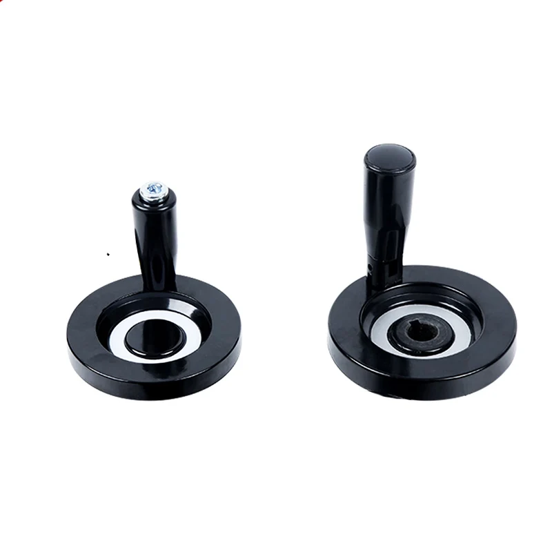 1Pcs Handwheel Mechanical Hand Wheel CNC 3D Printer Hole Diameter 8mm With Removable Handle Lathe Round Machinery Accessories