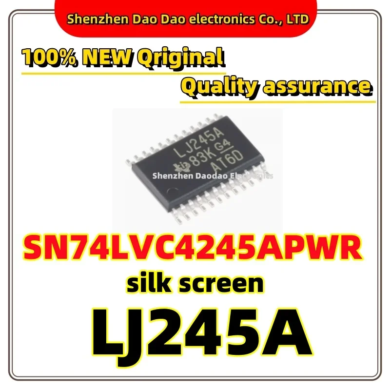 10Pcs SN74LVC4245APWR silk screen LJ245A TSSOP-24 three-state output eight-bus transceiver chip IC New original