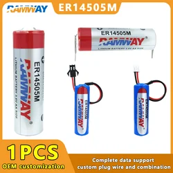 RAMWAY ER14505M 3.6V Non-Rechargeable Lithium Battery For Lntelligent Water Meter Personnel Positioning Card Patrol Stick