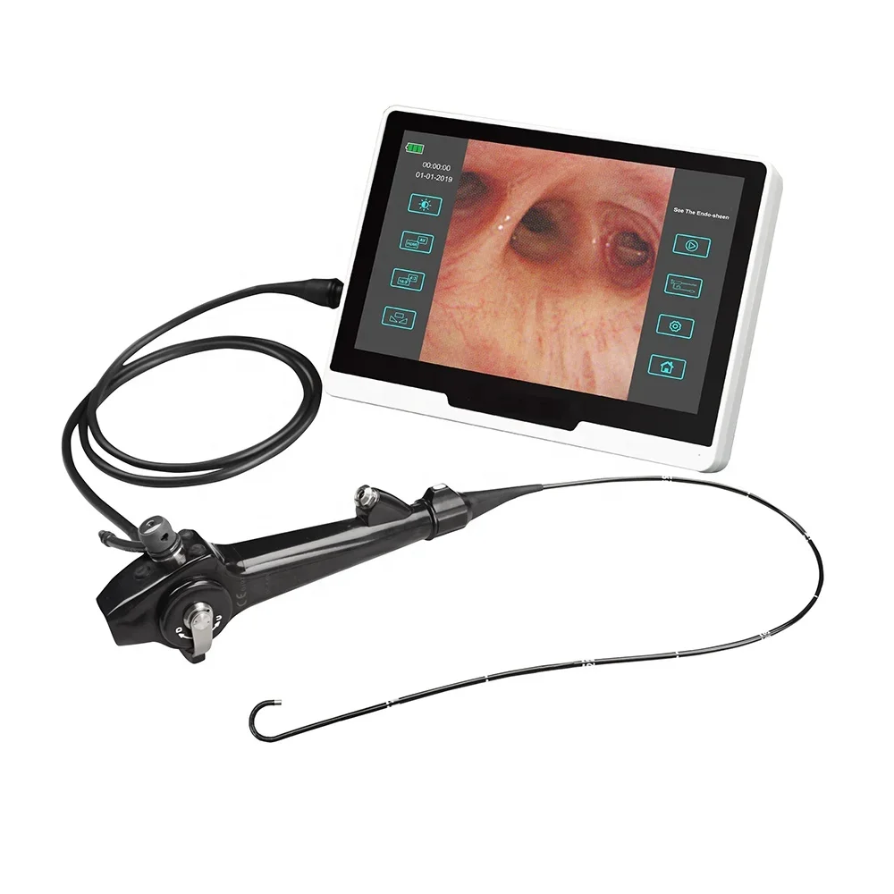 LTEF23D Hospital Pneumology Bronchoscopy 2.8mm Working Channel Flexible Hugemed Video Bronchoscope