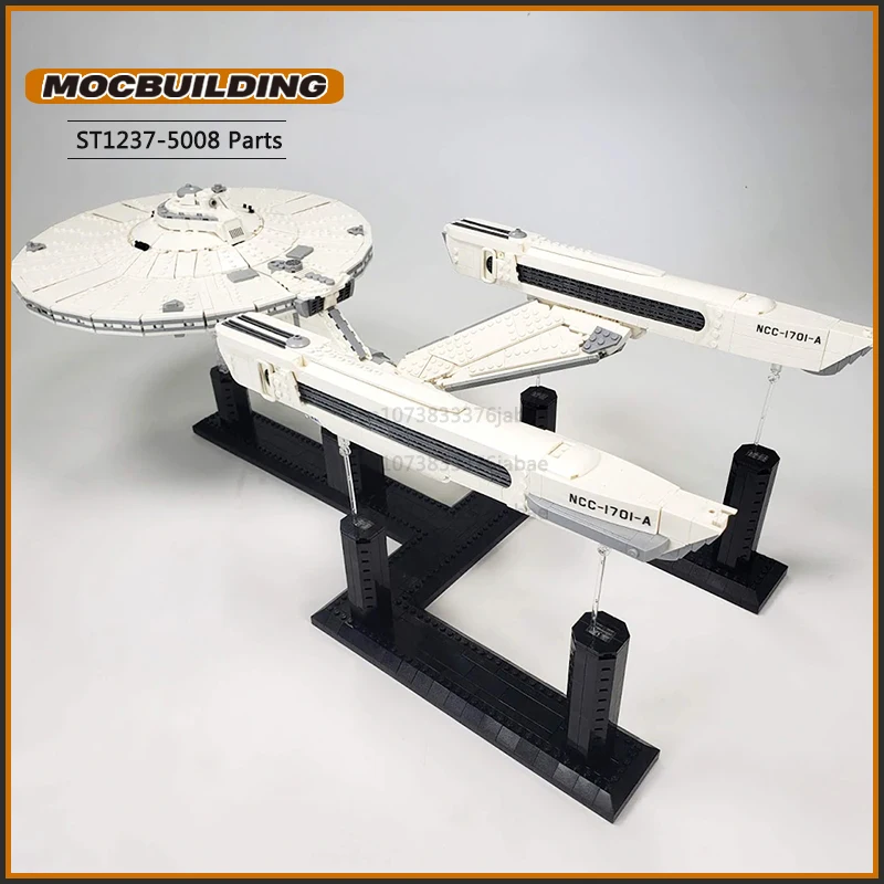 NCC-1701-A Moc Building Block The Enterprise UCCS Model Spaceship Technology Bricks DIY Assembly Collection Toys Gifts Playsets