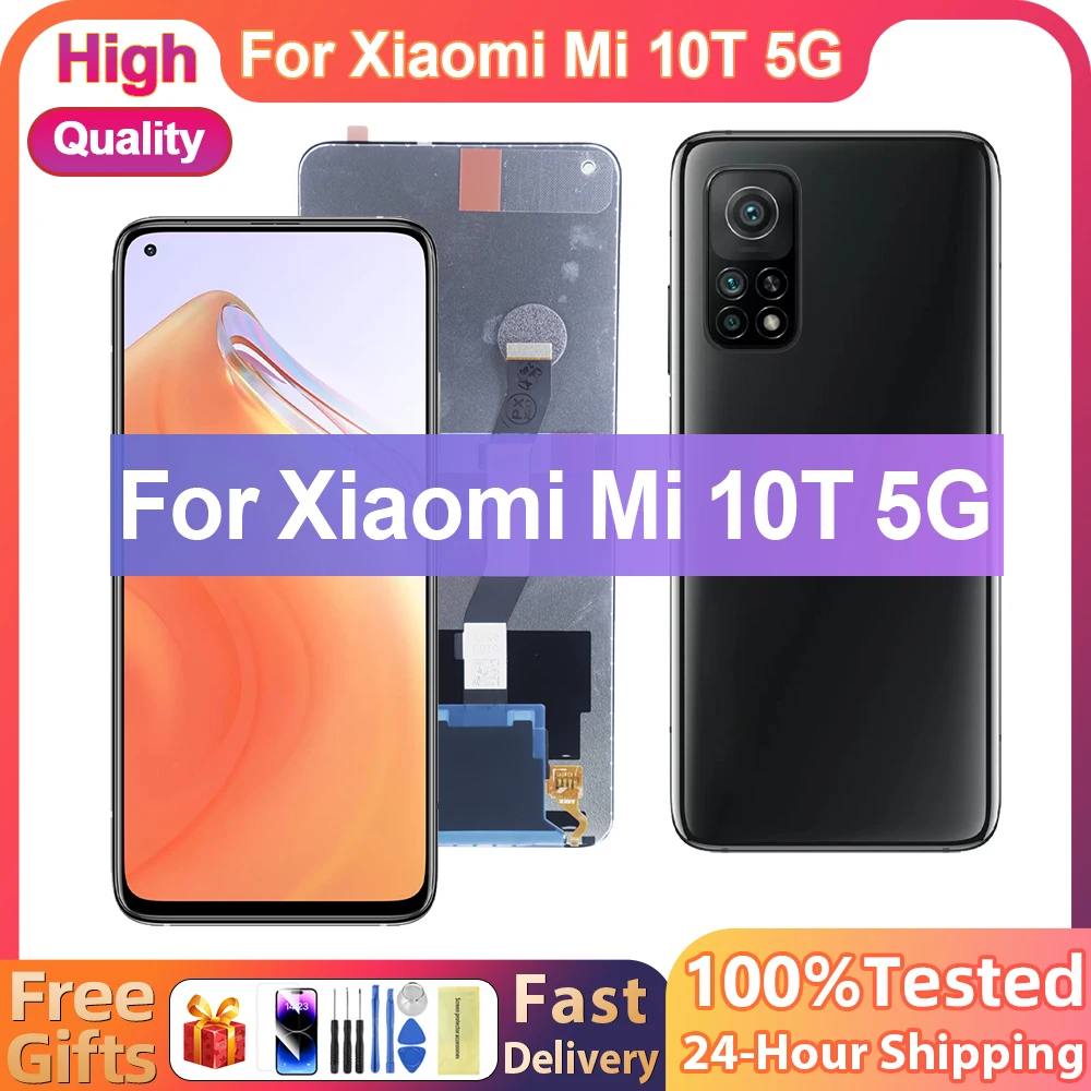 100% Tested Premium Lcd For Xiaomi Mi 10T 5G Display Touch Screen Digitizer Assembly For Mi 10T Pro 5G