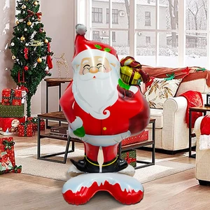Aufrechter Santa Claus Ballon, Weihnachtsfeierdekorationen, Frohe Weihnachten viertes Ornamente, 1PC 10 Hauptverkaufstruktur - №7