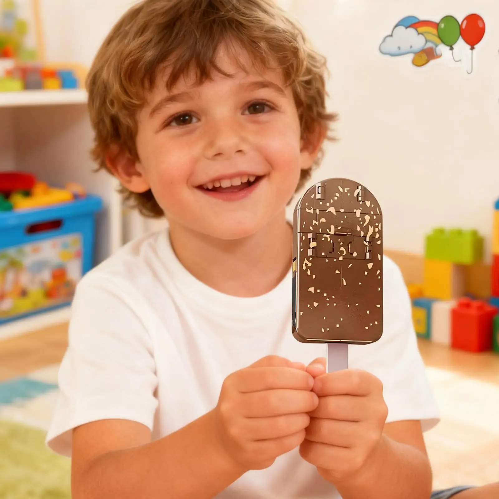 Transforming Toys For Kids Ice Cream Figure Transformation Robot Toys For Kids Boys Girls Collectors Indoor Play Outdoor Fun