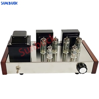 Sunbuck 12W 2.0 channel vacuum Tube Power Amplifier 6F2 6p1 push-pull Tube Amplifier DIY kit