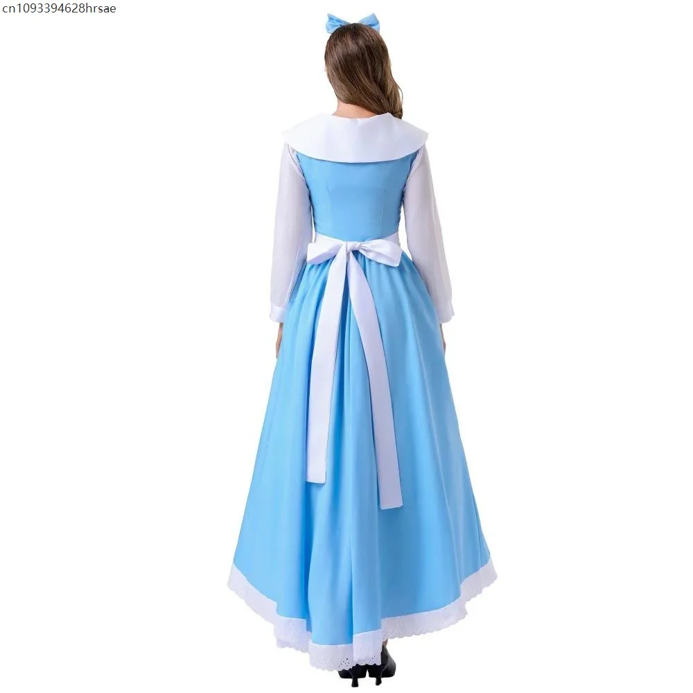 Disfraz de sirvienta Alice Manor, disfraz de Halloween de Anime, cuentos de Cenicienta, vestido de princesa, cuento de hadas, puesta en escena, vestidos de Cosplay