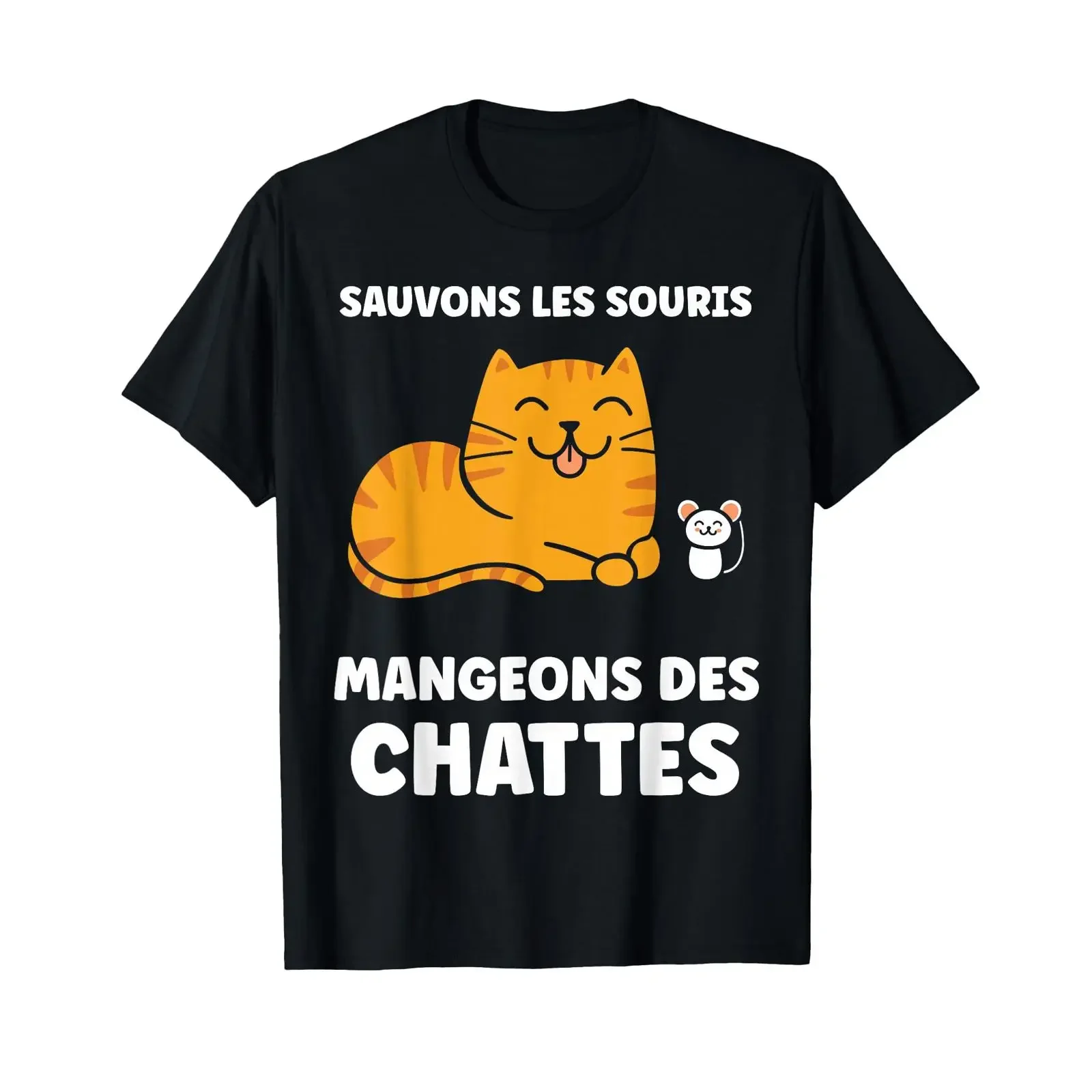 Zitat „Eat Pussies Humor Save The Mice“ T-Shirt, Vintage-Look, gewaschen, modisches Oberteil für den Alltag, Designerkleidung, Streetwear, Grafik