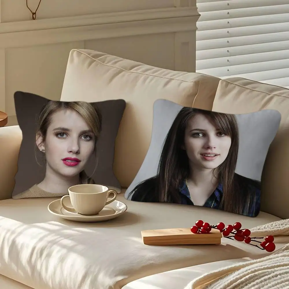 E-EMMA R-ROBERTS وسادة غطاء الوسادة المخدة غرفة المعيشة أريكة ديكور المنزل حسب الطلب