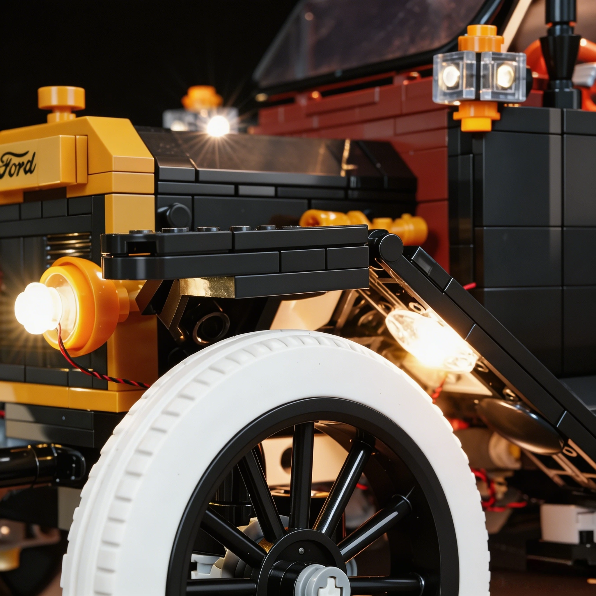 MAXCXT LED Light Set For LEGO 11376 Ford Model T Car DIY Decorative Lamp （Not Include Building Blocks ﻿） view 6