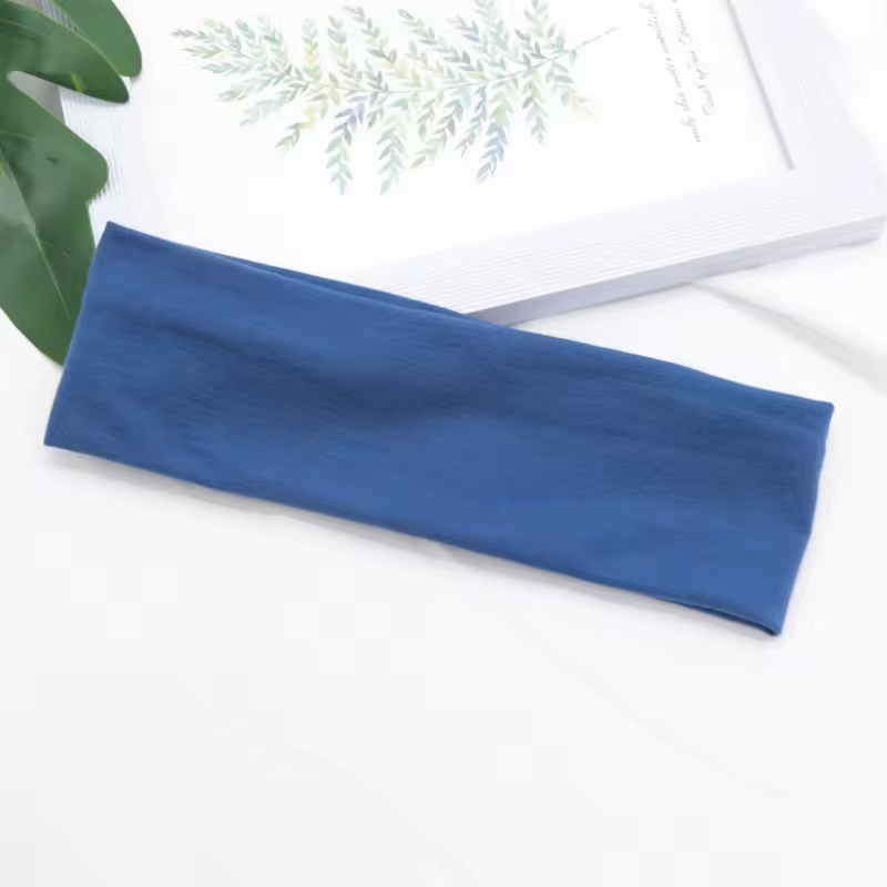 Elastic Cotton HairBand Fashion Headbands for Women Men Solid Running Fitness Yoga Hair Bands Stretch Makeup Hair Accessories - Image 14