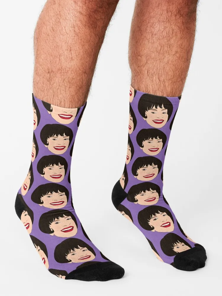 Chaussettes Patti Lupone Icon pour hommes et femmes, chaussettes de Noël colorées